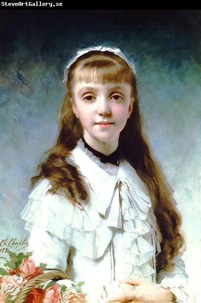 Charles Joshua Chaplin Portrait of a young girl